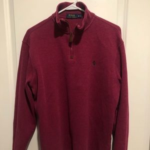 Polo Ralph Lauren Quarter ZIP polo Brgundy